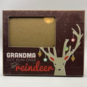 St Nicholas Square “Grandma Got Run Over By A Reindeer” 4 x 6 picture frame